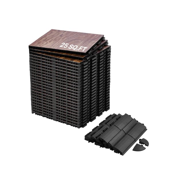 Sammanfogade dansgolvsplattor, 30,5 cm, 2,2 kvm