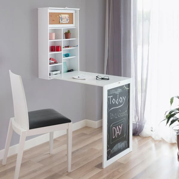 Vikbart väggskrivbord Woldy InnovaGoods