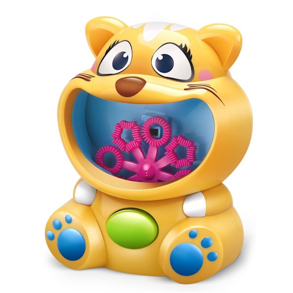 Boblemaskine i form af en gul kat - Ricokids RK-900