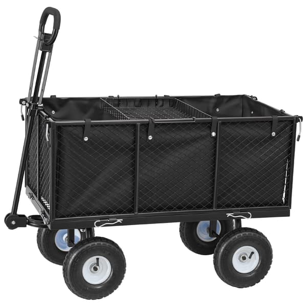 Havevogn 1200 lb, stålvogn, 10-tommer dæk