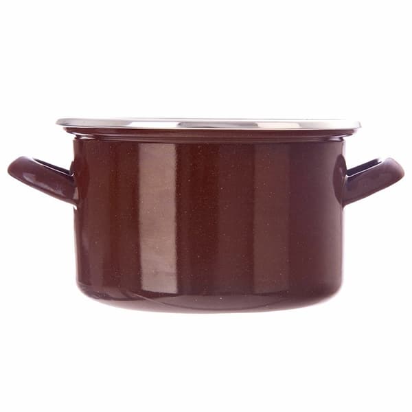 BRUN emaljegryde 18 cm, 2 l