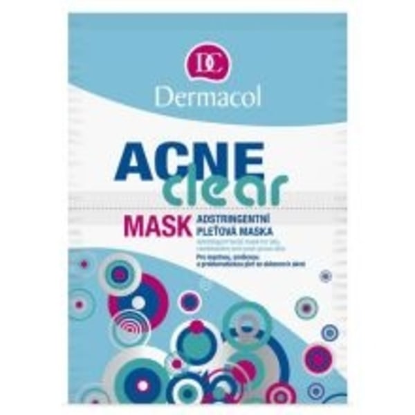 Dermacol - Acneclear (oily, combination and problematic skin) - Astringent Facial Mask 16.0g