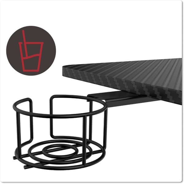 Elektrisk gamingbord, højdejusterbart, sort, 120 cm