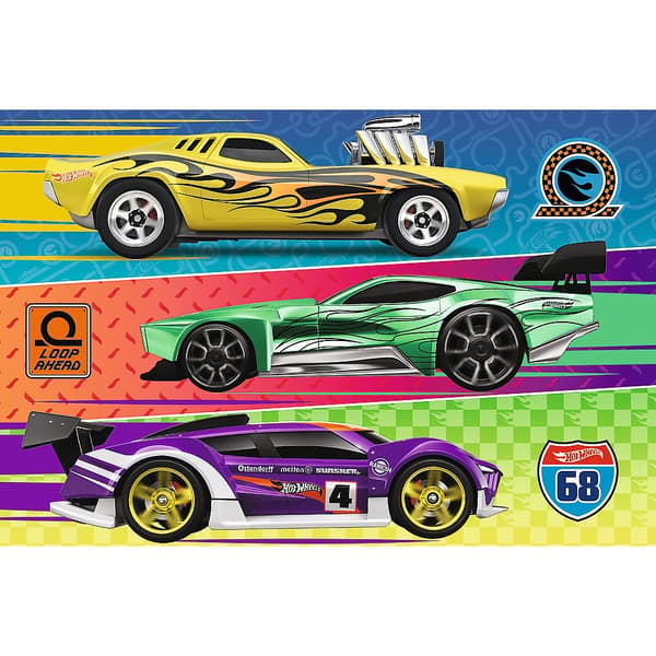 Trefl Hot Wheels -palapeli, 60 kpl