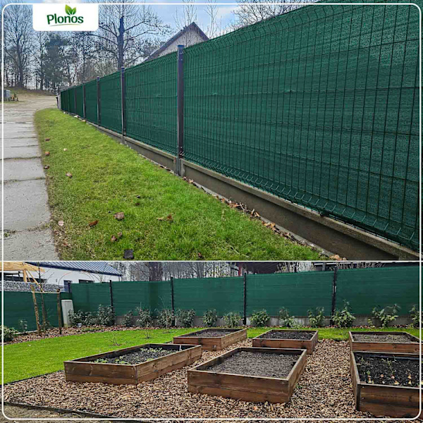 Varjostinverkko 1,5x50m 140g/m2 + 50 puristinta vihreää