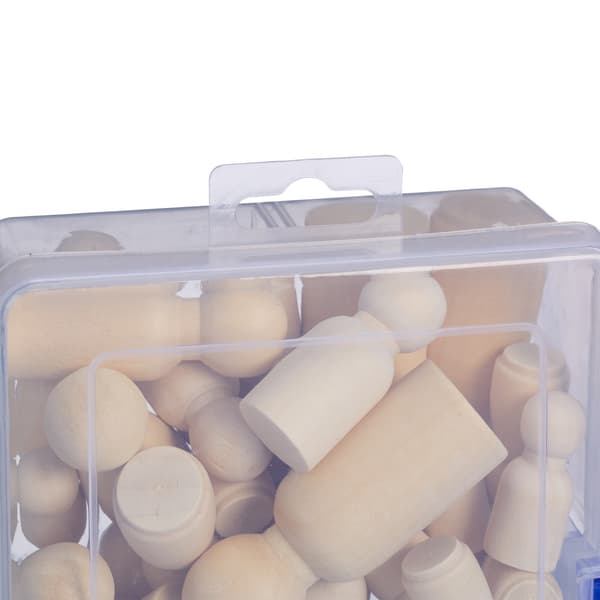 Träfigurer att måla 100 set