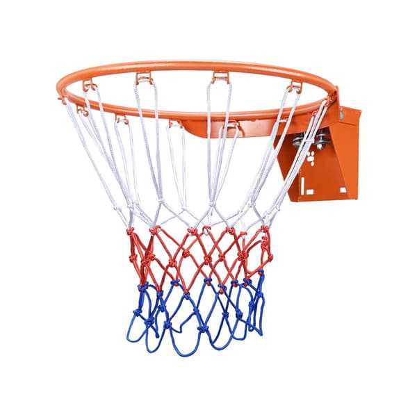 Basketfälg 18 tums Breakaway stål, väggmonterat nät