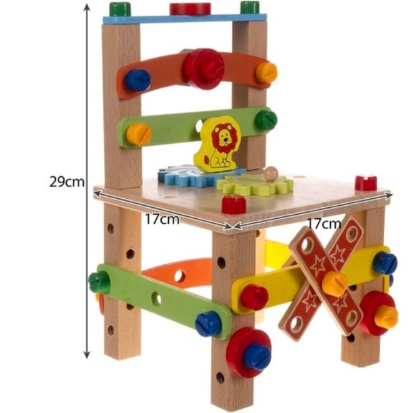 Træ samlestol Kruzzel 22506