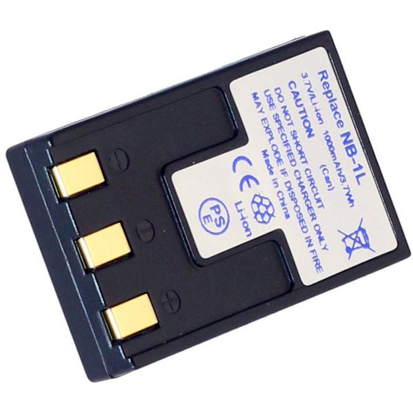 Batteri til NB-1L / 1LH erstatningsbatteri