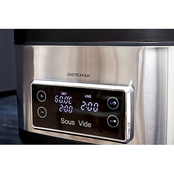 Sous Vide-komfur, 9L kapacitet, rustfrit stål, LED-display