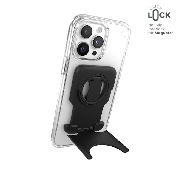 Speck ClickLock StandyGrip For MagSafe - Svart