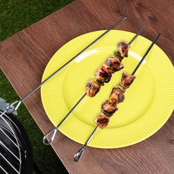 10 essentielle grillværktøjer i pose, rustfrit stål