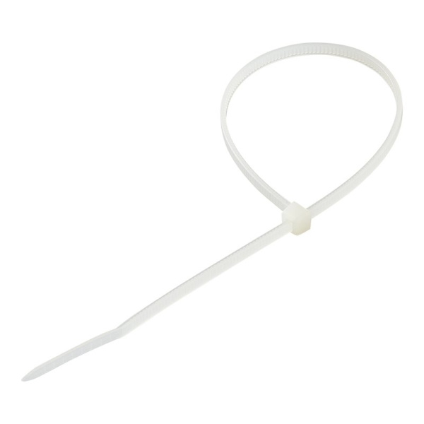 Nippusiteet 200x2,5mm 100 kpl valkoinen