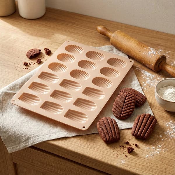 Silikone bageform til madeleines og praliner, 34x25 cm