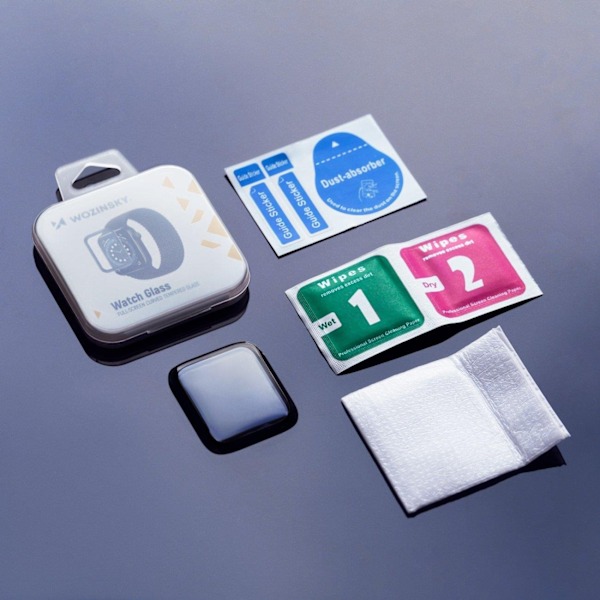 Hybrid skyddsglas för Apple Watch 1/2/3 38mm Watch Glass Svart