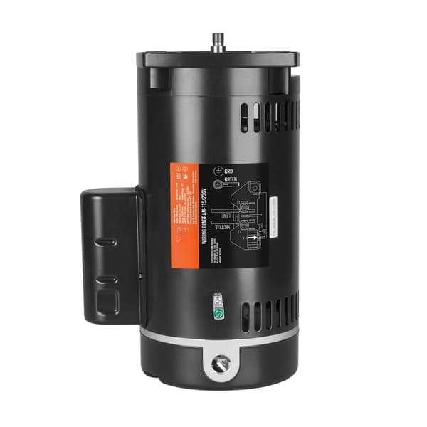 Poolpumpmotor 1,5 hk, 56 år ram, 115/230V
