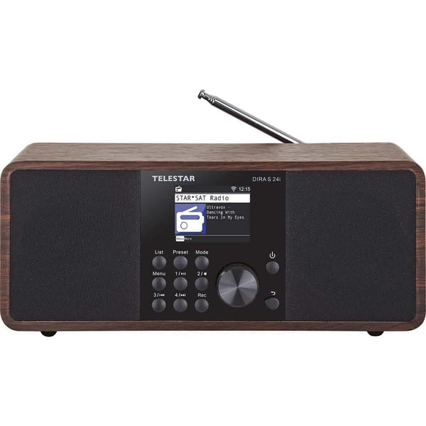 DIRA S 24i Monitoiminen Stereoradio DAB+ / FM / Internet / Bluetooth Puu