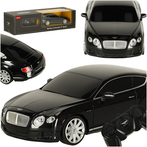 RC bil 1:24 Bentley Continental GT sort