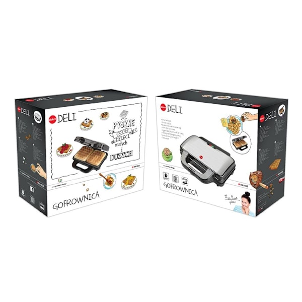 WA100S DELI ELDOM 1000W våffelbryggare