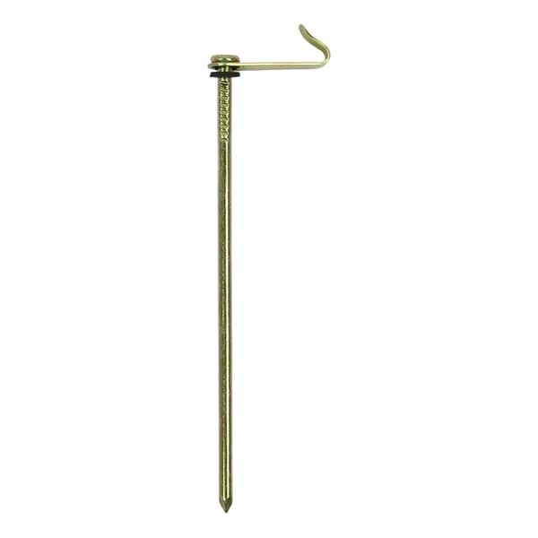 Kiven tappi 21cm metalli koukulla 6 kpl polybagissa