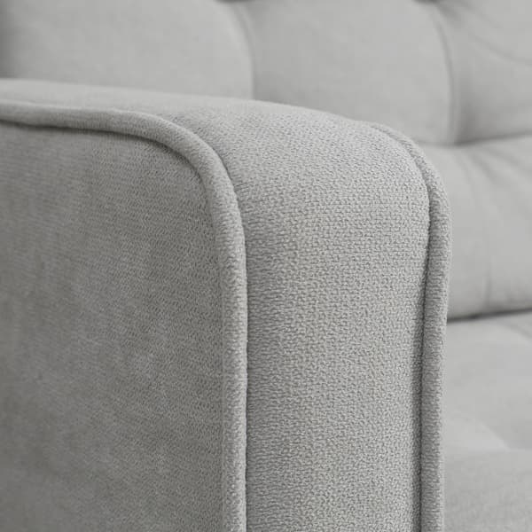 2-sits soffa, soffa med förvaringsutrymme, stoppad soffa, dubbelsoffa med sammetslook för vardagsrum, sovrum, 117x 62 x 78 cm