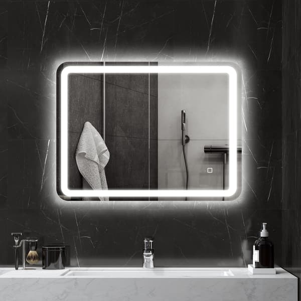 Badrumsspegel, LED, Anti-Imma, Touch Control, 60x80 cm