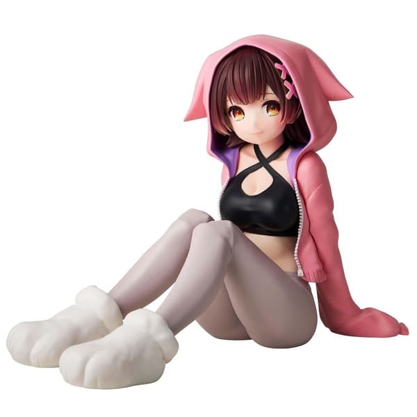 Hololive Robocosan Relax Figur, 12 cm samlelegetøj