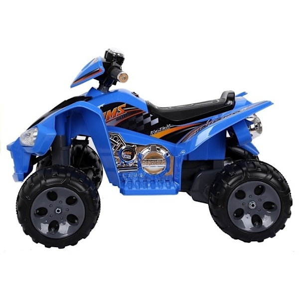 Blue Electric Quad: 12V batteri, dobbeltmotorer, fjernbetjening