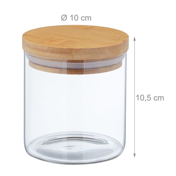 3 kpl. Säilytyspurkit 380 ml