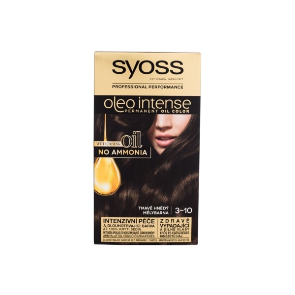 Syoss - Oleo Intense Permanent Oil Color 3-10 Deep Brown - For W