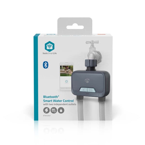 SmartLife Vattenkontroll | Bluetooth® | Batteridriven | IP54 | Max vattentryck: 8 Bar | Android™/IOS