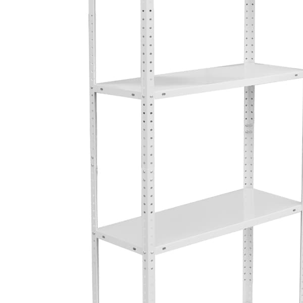 Stålreol, 160 kg kapacitet, boltes sammen