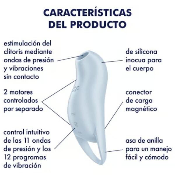 Satisfyer - Pocket Pro 1 Clitoris Stimulator Lyseblå