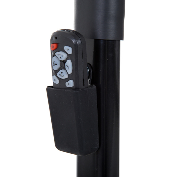 Elektrisk Løbebånd Med Lcd-Display, Foldbar Fitnessmaskine, 1-6 Km/T, Stål, Sort, 105 X 56 X 108,5 Cm