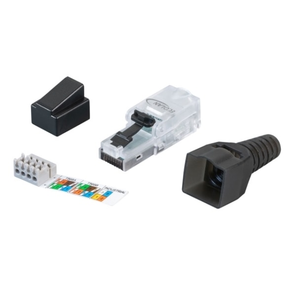 EFB Elektronik 88035UTP.1, RJ-45, Svart, Hankoppling, Cat6