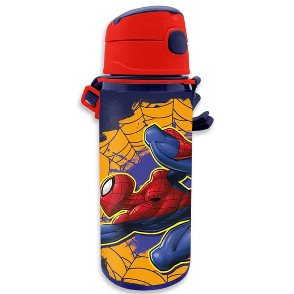 Spiderman aluminium kantine 600 ml til børn, holdbart design
