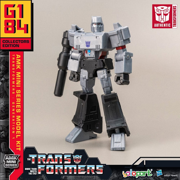 Transformers: Generation One AMK Mini Series muovinen mallisarja Megatron 12 cm