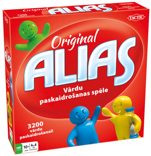 Tactic Board Game Alias ​​Original (på lettiska språk.)