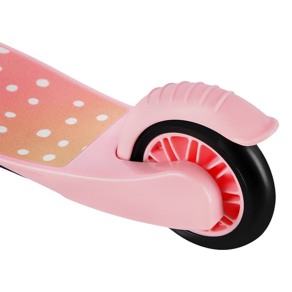 2-i-1 lyserød scooter til børn
