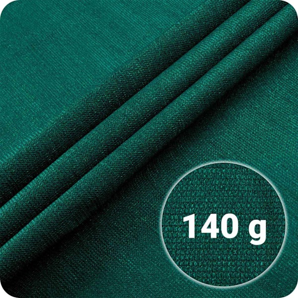 Varjostinverkko 1,5x50m 140g/m2 + 50 puristinta vihreää
