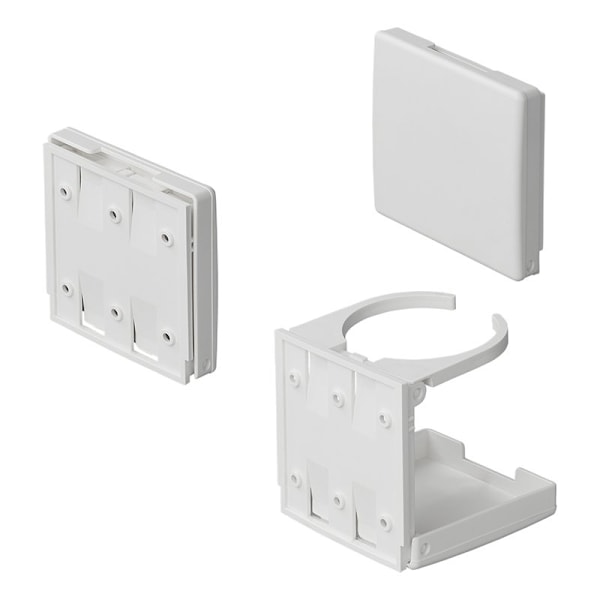 Kopholder foldbar justerbar hvid