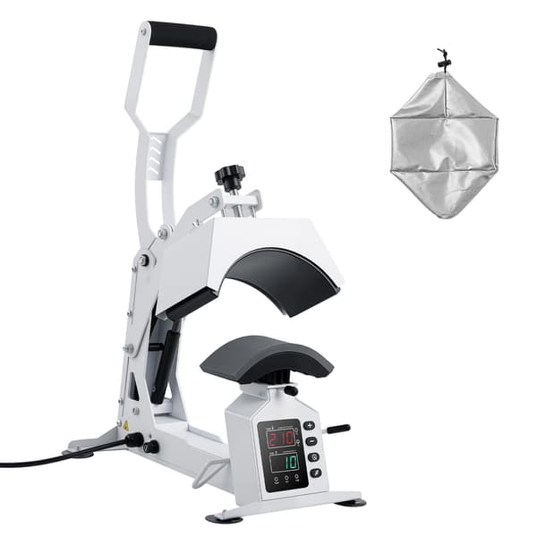 Hattevarmepresse, 215 x 100 mm, LED-temperaturtimer