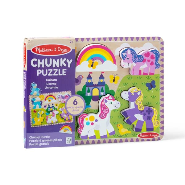 Chunky Puslespil Unicorn