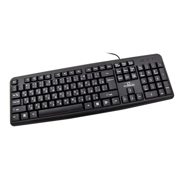 Titanum Wired Standard Usb Keyboard Bg
