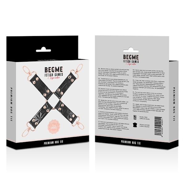 Begme - Black Edition Vegansk læder-svineslips