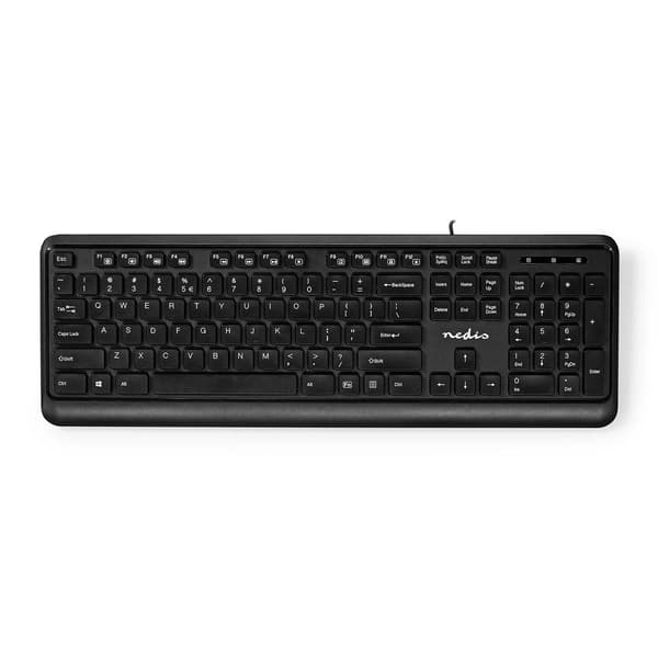 Wired Keyboard | USB-A | Multimedia | QWERTY | US layout | Numerisk tastatur