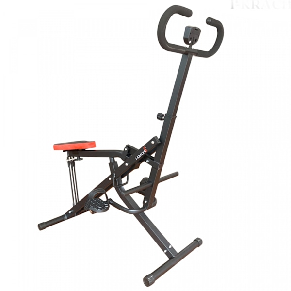 I-Kracht KT-00131: Total Fitness Crunch med Digital Monitor Sort