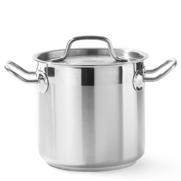 Profi Line hög gryta med lock, Smörgåsbotten, 37 l, dia. 360 x 360 h - Hendi 832707