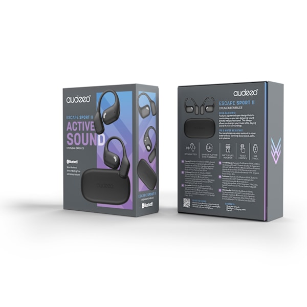 Hovedtelefoner Sport TWS Escape Sort