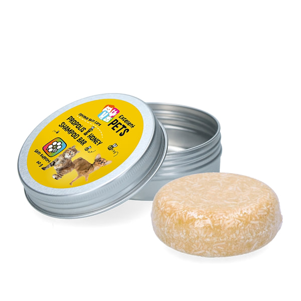 Fremragende kæledyr Propolis &amp; Honning shampoo bar
